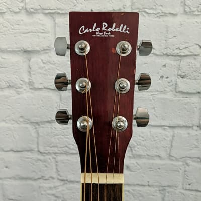 Carlo Robelli CW4102 Red Acoustic Guitar image 3