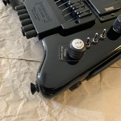 Hohner G3T 1989 Black Steinberger Licensed Hss EMG Select Hohner G3T 1989 Black Steinberger Licensed Hss EMG Select
