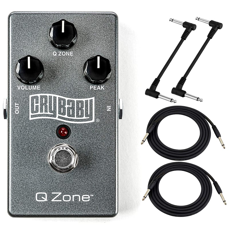 Dunlop QZ1 Cry Baby Q Zone Fixed Wah Effects Pedal with Cables