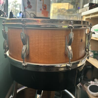 Premier 1962 Royal Ace 5.5”-14” Birch Snare Drum with Modern-Vintage Aquarian heads, WITH CASE image 4