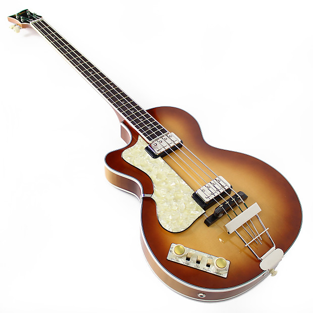 Hofner 500 2 Left Handed Club Bass in Sunburst