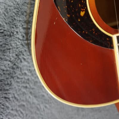 Yamaki BP-30S Petit Series Buffalo Headstock Japan Sunburst Acoustic Guitar image 8
