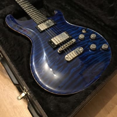 Dean Hardtail USA 5A Quilt Maple Top Midnight Blue 2006 + OHSC PRS