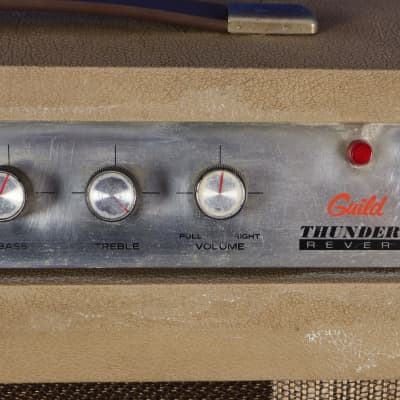 1967 Guild T1-RVT Thunder I Reverb Guitar Tube Combo Amplifier Amp w/ Footswitch image 6