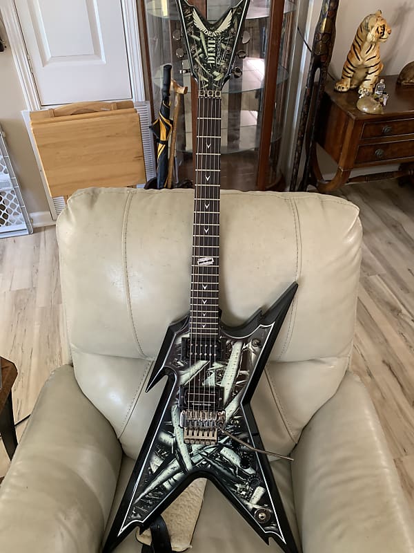 Dean Razorback Dimebag Darrell Shards 2007 - Bone Shards | Reverb