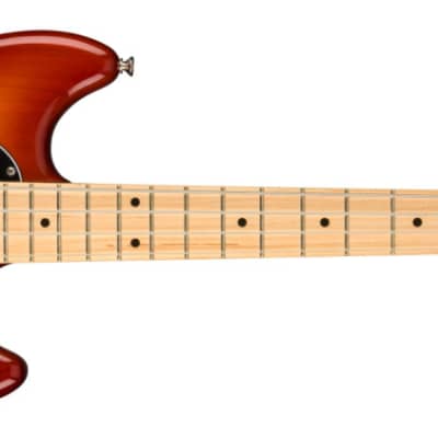 Fender Player Mustang Bass PJ Bass Guitar, Maple Fretboard, Sienna Sunburst image 2