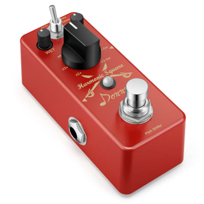 Donner Octave Guitar Pedal, Harmonic Square Digital Octave Pedal Pitch Shifter 7 Shift Types 3 Tone for sale