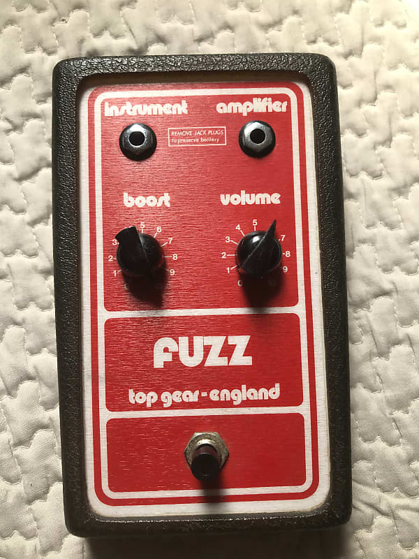 Top Gear England Fuzz 1978 Reverb