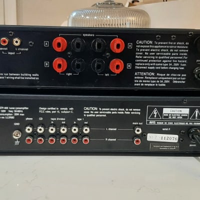 Adcom GFA-535 and GTP-400 Early 90s - Black image 4