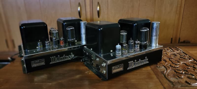 McIntosh MC30 30-Watt Mono Tube Power Amplifier Pair | Reverb