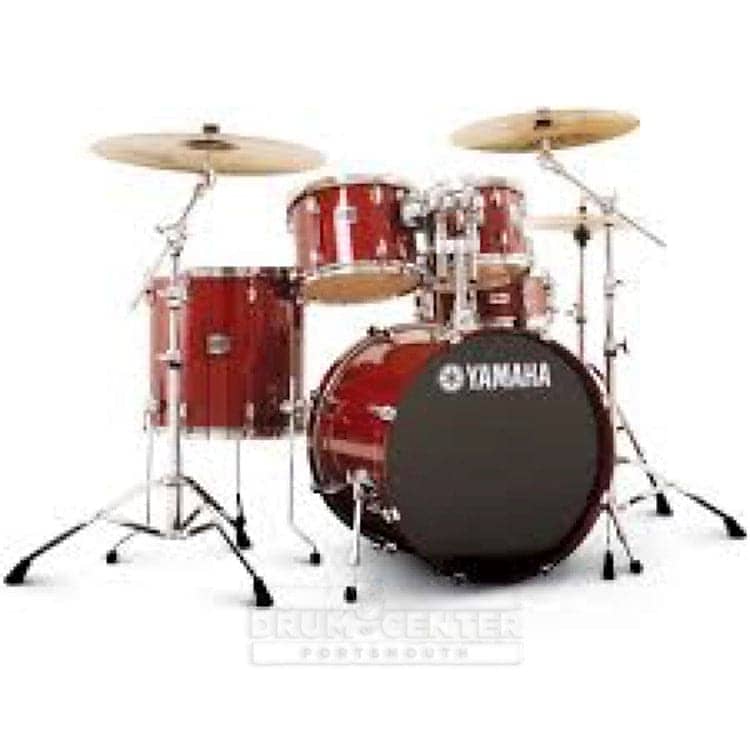 Yamaha Stage Custom Birch 5pc Drum Set w/20" BD Cranberry Red image 1