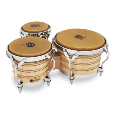 Latin Percussion LP202-AW Generation III Wood Triple Bongos | Reverb