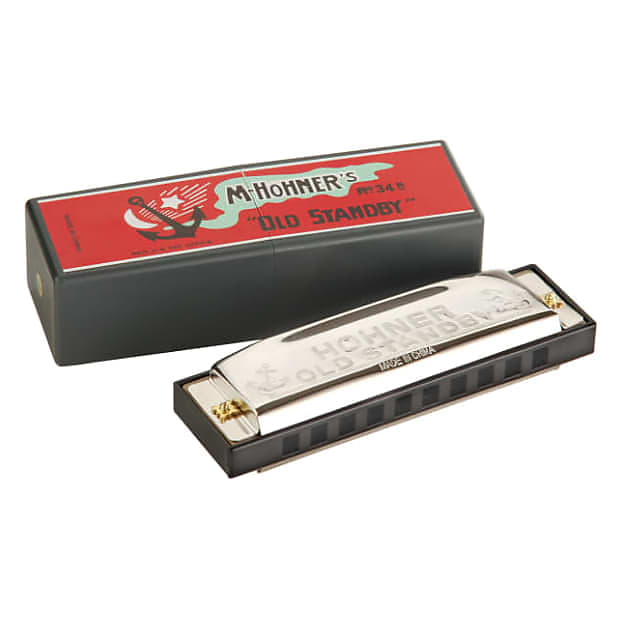 Hohner 34 Old Standby Harmonica - Key of Bb image 1