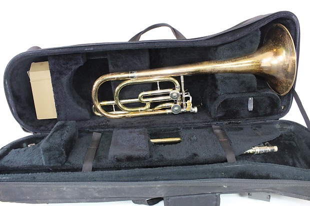 C.G. Conn 62H Symphony Professional Model Bass Trombone w/ Double Dependent Rotors image 1