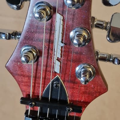 Crimson guitar Costom 2010s - Red sparkle image 2