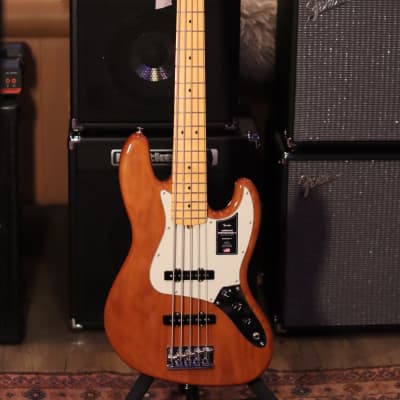 Fender American Professional II Jazz Bass V with Maple Fretboard 2020 - Present - Roasted Pine image 2