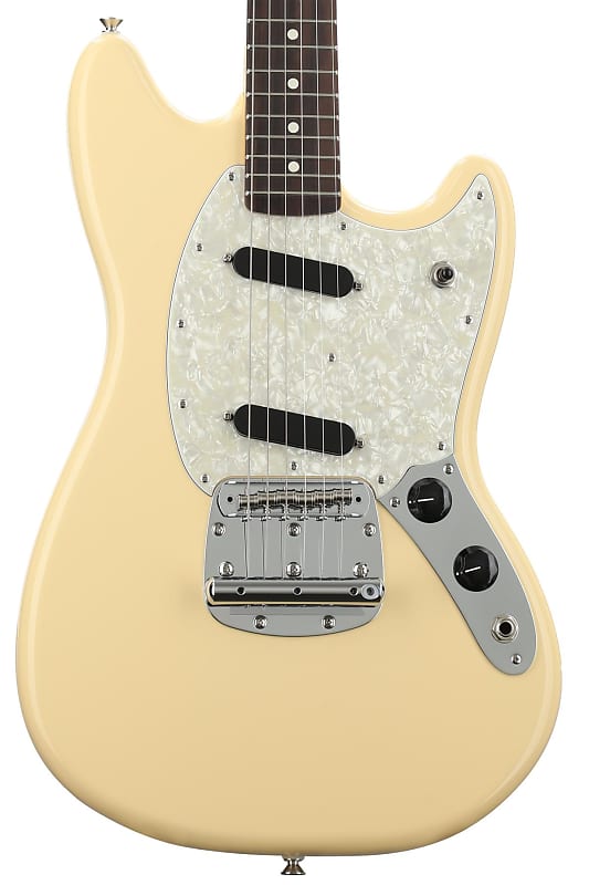 Fender American Performer Mustang - Vintage White with Rosewood Fingerboard image 1