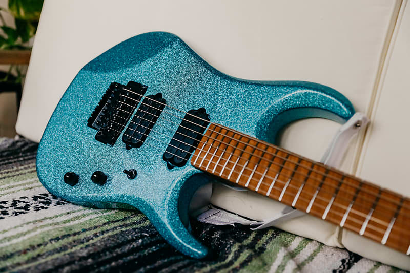 ギター Jaspion Ernie Ball Music Man JPX 6 - Cardinal Red Sparkle | Sweetwater