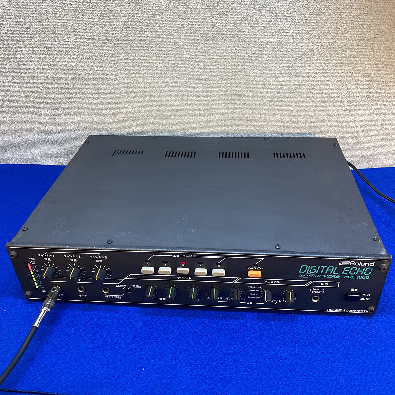 Rare Roland RSS RDE-1800 Digital echo with spring reverb- Japanese Market  only