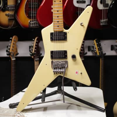 ESP Random Star; Explorer-type HH Guitar, RARE, Early 80's; Once White for sale