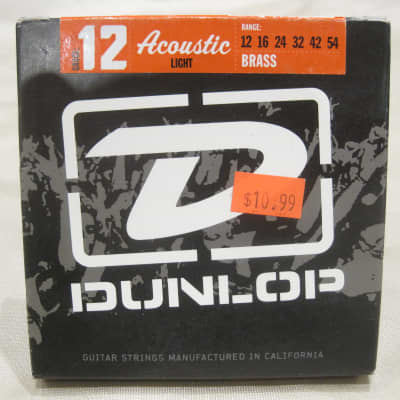 Dunlop Gauge 12 Phosphor Bronze Light 12-54 Acoustic Guitar Strings - 3 Packs image 1