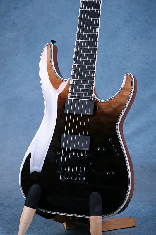 ESP LTD MH-1007 FR Black Fade Metallic 7 String Electric