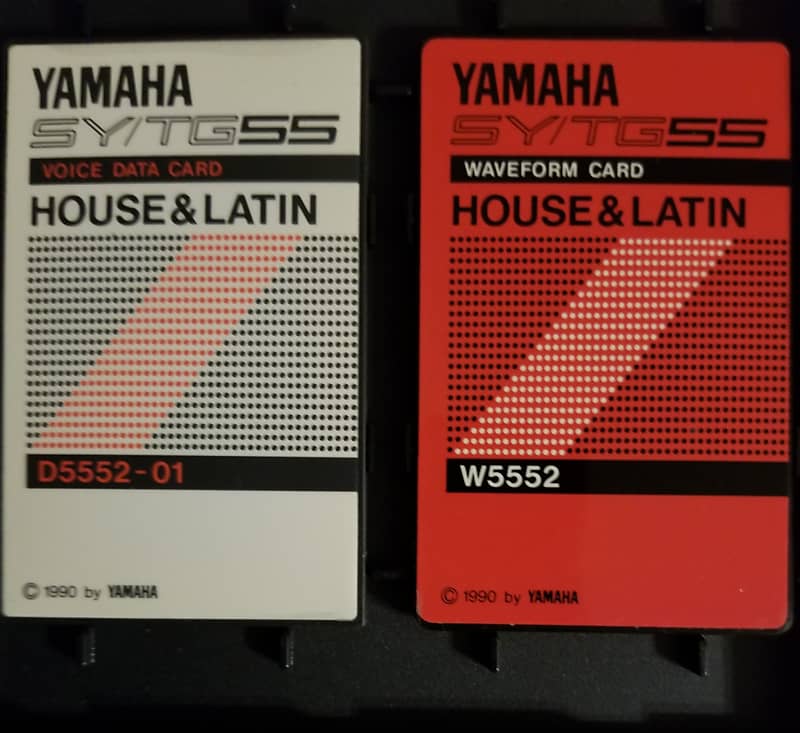 Yamaha SY/TG55 House & Latin Card | Reverb