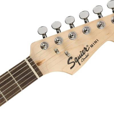 Squier Mini Stratocaster Electric Guitar, with 2-Year Warranty, Black, Laurel Fingerboard image 4