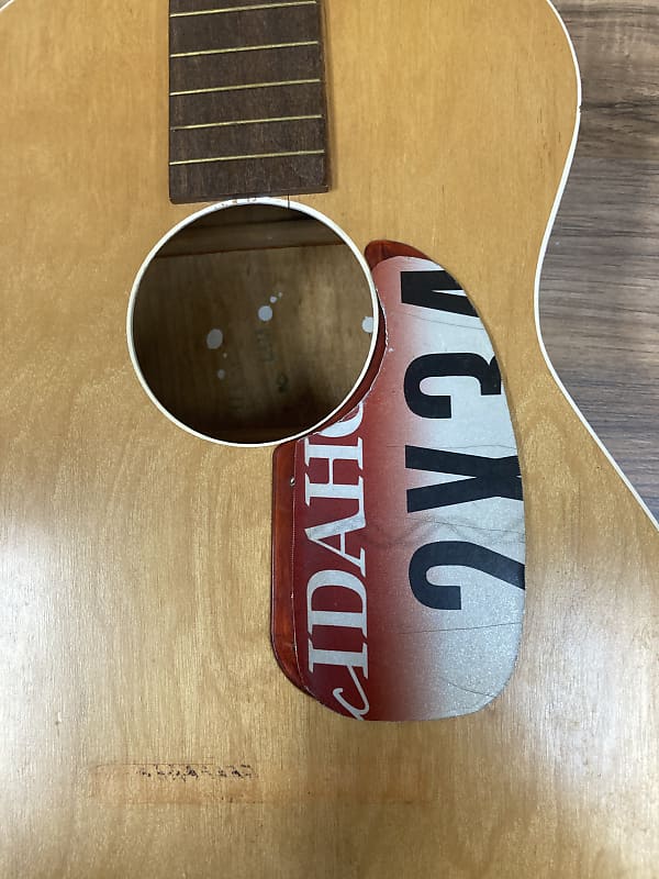 Custom License Plate Pickguard (Idaho) Reverb
