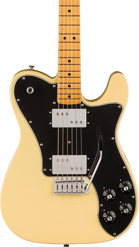 Fender Vintera II '70s Telecaster Deluxe Electric Guitar, Vintage White image 1