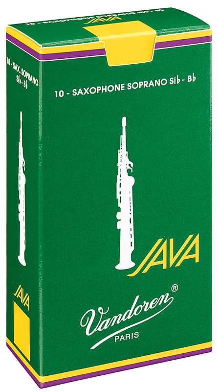 Vandoren Reeds Soprano Sax 2.5 Java (10 BOX) SR3025 image 1