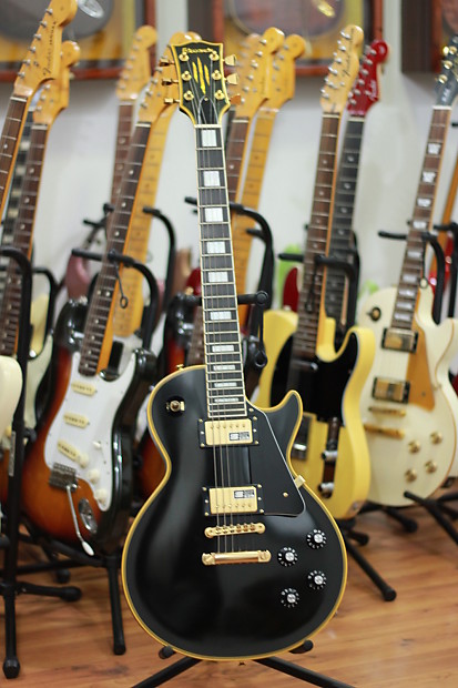 ギター Edwards E-LP-113LTC Black Edwards E-LP-113LTC Les Paul Custom Black Beauty | Reverb