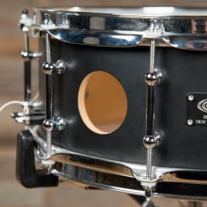 OCDP 6.5x14 15 Ply Vented Maple Snare Drum Black USED | Reverb