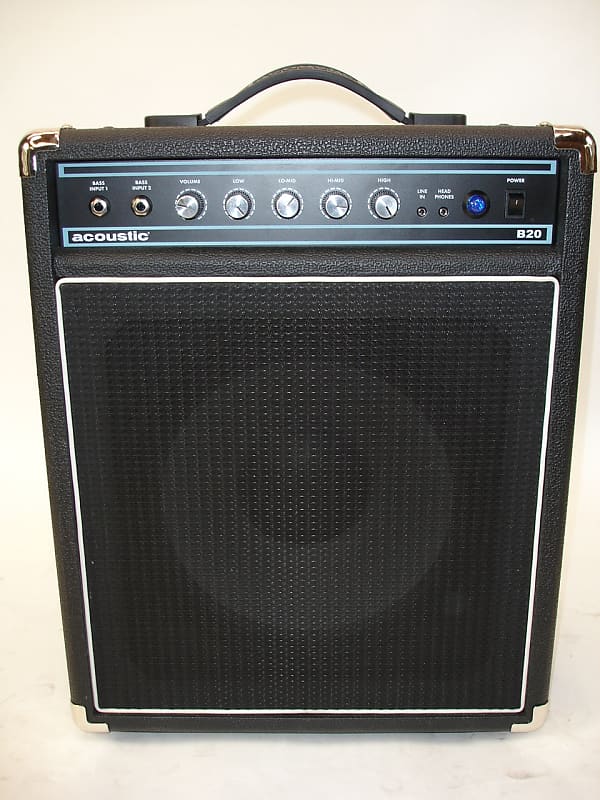 Acoustic B20 1X12 20Watt Bass Combo Amp Reverb