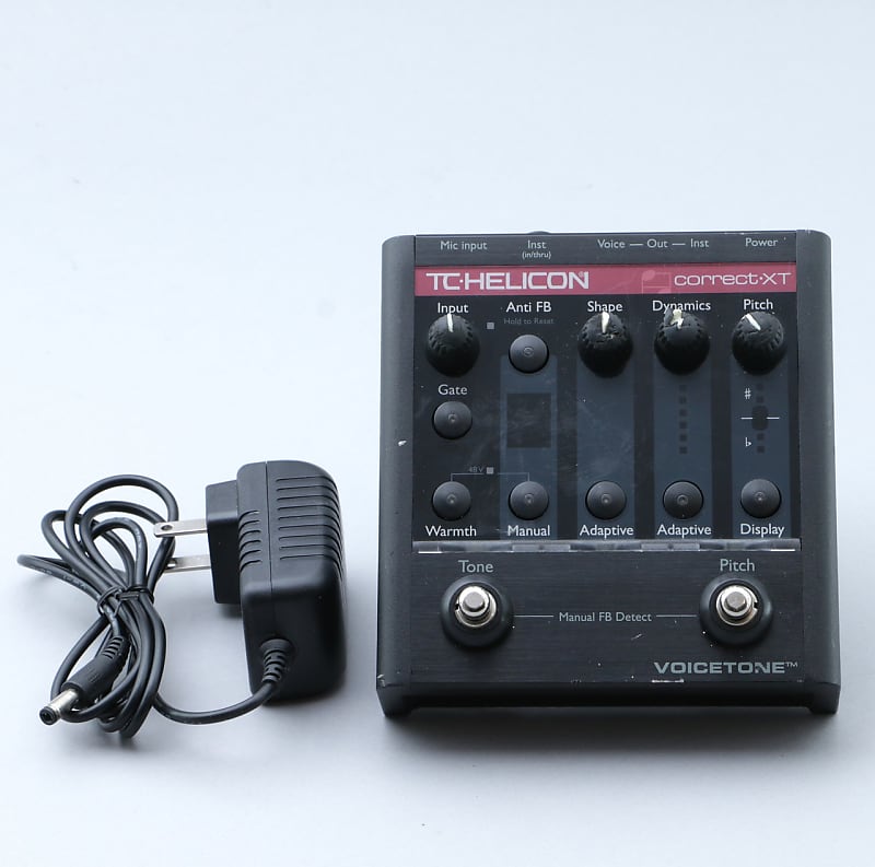 TC Helicon Voicetone Correct XT Vocal Effects Pedal P-23837
