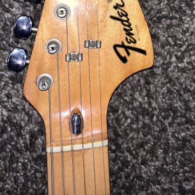 Vintage 1973 fender Stratocaster maple Fretboard electric.guitar hardtail  made in the usa  Sunburst image 2