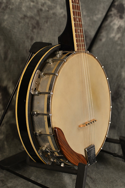 Kent Tenor Banjo 1960s 4 string w Original Hardshell Case Included