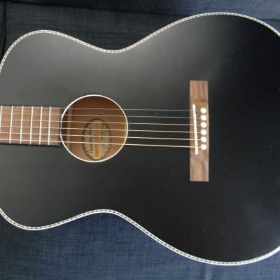 2020 Recording King  Dirty 30's Series 7 OOO Acoustic Guitar ROS-7-MBK  Matte Black Brand New ! image 6