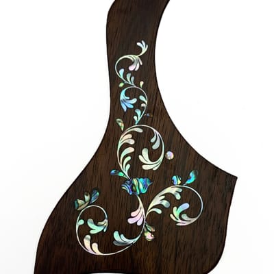 Bruce Wei, Guitar Part - Left Hand Rosewood Pickguard Fit Taylor, Mop Inlay (710) for sale