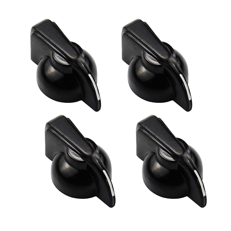 Chicken Head Knobs for Guitar Knobs Amps 6mm – Black - 4x | Reverb