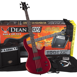 Dean Edge 09 Bass and Amp Pack Black