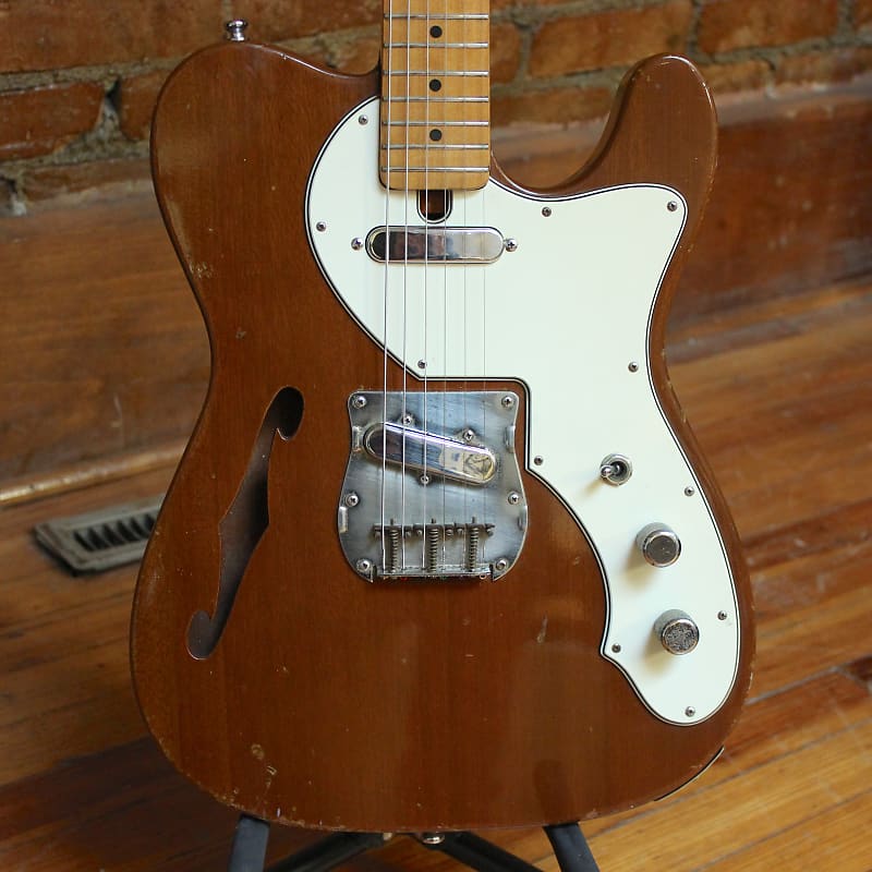 Aria Thinline Telecaster 1970s - Natural | Reverb