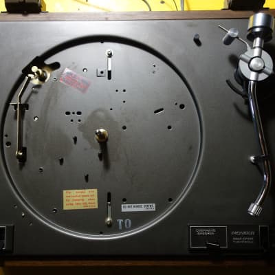 PIONEER PL-12D Stereo Turntable Belt Drive - platine vinyle manuelle révisée - Japan 1972 image 17