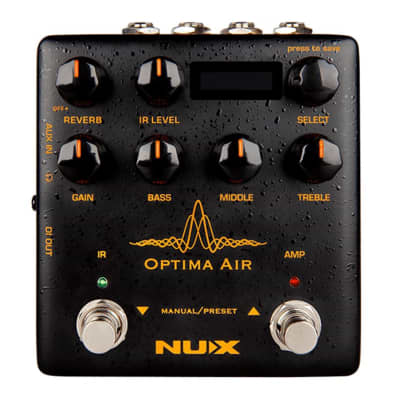 Nux Optima Air / IR NAI-5 Verdugo Series Acoustic Simulator Preamp Guitar Pedal image 1