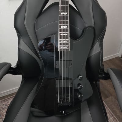 ESP/LTD EC-404 BASS GUITAR EMG PICKUPS! See Thru Black | Reverb