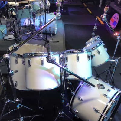 Ludwig Concert Toms 70’s White Cortex image 6
