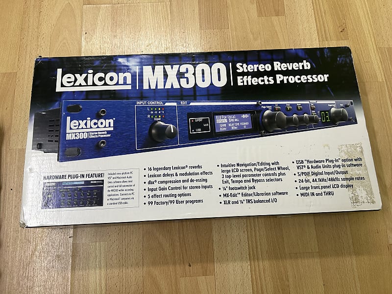 Lexicon MX300 Stereo Reverb Effects Processor | Reverb UK