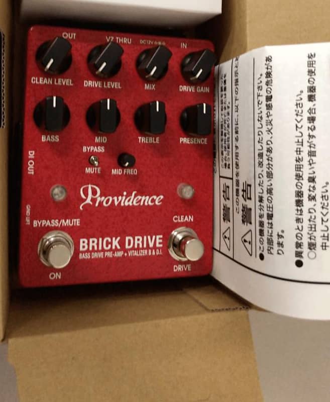 Providence BD-1 Brick Drive Preamp/Overdrive Pedal