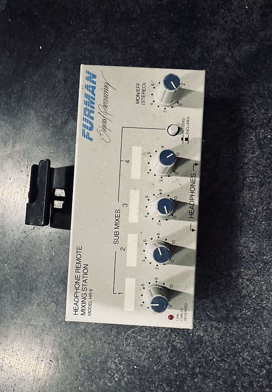 Furman HR-6 Headphone Remote Mixing Station | Reverb