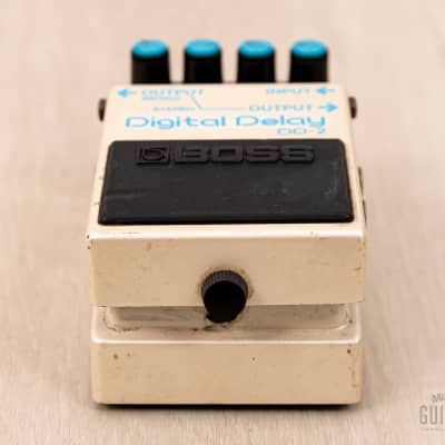 1984 Boss DD-2 Digital Delay Vintage Guitar Effects Pedal Long Chip, Blue Label Japan image 2